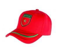 Nyls Creation - Gorra infantil de fútbol de 6 a 11 años, color rojo y verde