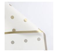 NYMFEA yaoqijie 20 unids/Set 58X58cm Papel Liso de Lunares Papel de Regalo de Flores Materiales de Embalaje Floral Papel Mate Lasting (Color : 1)