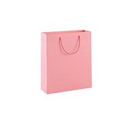 NYMFEA yaoqijie 30pcs/ porciónmacizaBolsasEspesarregalo de KraftPapel PapelBolsa Dela Boda del cumpleañosajuste for los regaloscon la manija21*15 * 8cm Lasting (Color : Rosa, Size : 28x20x10cm)