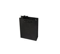 NYMFEA yaoqijie 30pcs/ porciónmacizaBolsasEspesarregalo de KraftPapel PapelBolsa Dela Boda del cumpleañosajuste for los regaloscon la manija21*15 * 8cm Lasting (Color : Schwarz, Size : 28x20x10cm)