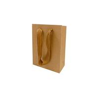 NYMFEA yaoqijie 30pcs/ porciónmacizaBolsasEspesarregalo de KraftPapel PapelBolsa Dela Boda del cumpleañosajuste for los regaloscon la manija21*15 * 8cm Lasting (Color : Kraft, Size : 16x12x5.7cm)