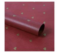 NYMFEA yaoqijie 50X70CM 5 unids/Set Papel de Regalo DIY artesanía Hecha a Mano Estrella Amor Punto patrón Papel tisú Floral Material de Embalaje Lasting (Color : 1)