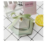 NYMFEA yaoqijie Caja de Regalo Fords de Boda Favores Chocolate Blanco Caja de Pirámide Forma Pink Cajas for Embalaje Cajas de Dulces for Regalos Lasting (Color : Green1, Size : 100 PCS)