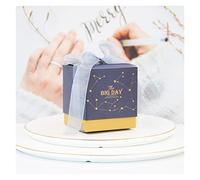 NYMFEA yaoqijie Cajade Regalo azulbolsas de regaloun díaazul grandede papelde embalajede dulcesCajas Pequeñasajuste for los regalosaptos for laboday Favor decompromiso Lasting (Size : 100 PCS)