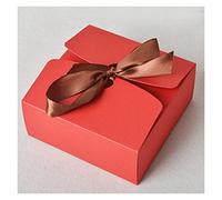 NYMFEA yaoqijie Cajasde Papel kraftcon la Cinta,Cajas del Favor Dela Boda, Cajas del Favor,Cajas de regalodel partido30pcs/ Lot Lasting (Color : Red, Size : 17.5x11.5x5cm)