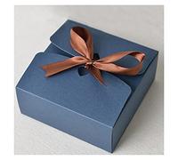 NYMFEA yaoqijie Cajasde Papel kraftcon la Cinta,Cajas del Favor Dela Boda, Cajas del Favor,Cajas de regalodel partido30pcs/ Lot Lasting (Color : Deep Blue, Size : 20.8x14x5cm)