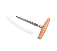 NYMFEA yaoqijie Escariador de Agujeros de Clavija de violín 1:30 Mango de Madera cónico for 3/4 4/4 violines Herramienta Luthier Lasting