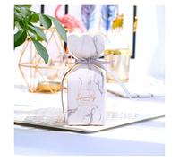 NYMFEA yaoqijie Nueva Caja Cinta de Boda favores decoración y Cajas de Dulces for Suministros de Fiestas de cumpleaños Lasting (Color : Light Grey, Size : 20 PCS)