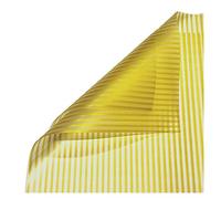 NYMFEA yaoqijie Papel de Embalaje de Flores a Rayas Papel de Regalo de Flores a Prueba de Agua Ramo Floral Suministros de Embalaje de Regalo 20 Cuentas/Paquete Lasting (Color : Yellow)