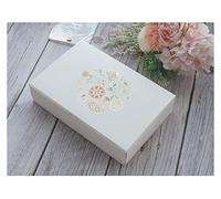 NYMFEA yaoqijie Regalos 2Tamañooro blancoredondo de la flor10pcsMacaronchocolatecaja de Papel delfavor de la bodala Fiesta de cumpleañosde Navidadde Embalaje Lasting (Color : Fluorescence Yellow)