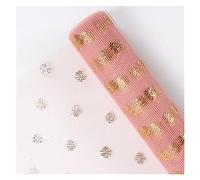 NYMFEA yaoqijie Rollo de Papel for Envolver Flores de 50CMX5Y, Suministros Florales for Flores Frescas, Embalaje de Ramo de floristería de Malla Lasting (Color : Rosa)
