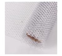 NYMFEA yaoqijie Suministros de Material de Embalaje de Ramo de Flores de Papel de Regalo Floral de Gasa 19 Pulgadas x 4.5 Yardas Lasting (Color : Silver)