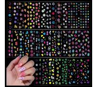 Nymora 30 Blatt Nagelsticker Selbstklebend, Nageldesign Sticker für Nail Art, Kinder & DIY Dekoration