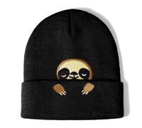Nymora Gorro Beanie de Perezoso - Regalo para Mujeres, Divertidos Regalos para Mujeres, Decoración de Perezoso y Regalo para Amantes de los Perezosos