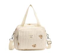 Nymora Wickeltasche Organizer & Windeltasche für Unterwegs, Bärenabdruck Wet Bag mit Wickelunterlage, Mehrzweck-Lunchtasche für Reisen, Kinderwagen & Krankenhaus