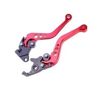 Nymzooi Palancas de freno 1 par de manetas freno y embrague rojas metal para motocicleta, para uso urbano
