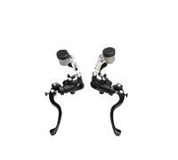 Nymzooi Palancas de freno Palanca de cilindro embrague hidráulico universal para café para racer para Aprilia CB1000R(Black pair Switch)