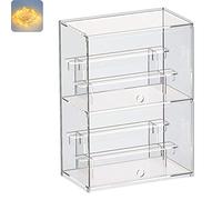 Nynelly - Escaparate acrílico transparente para modelos, mini figuras, Pop Mart, Labubu, Sonny Angel, Smiski (30,5 x 42,5 x 42,5 cm)