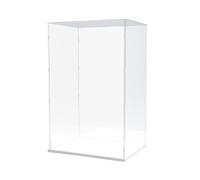 Nynelly escaparate para colección, Caja de acrílico Transparente con Base Blanca para Lego Castle 71040 Juguetes ensamblar Caja de presentación Antipolvo para Figuras, 51x38x79 cm