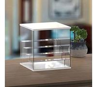 Nynelly escaparate para colección escaparate acrílico Caja de Almacenamiento Organizador Cubo, escaparate a Prueba de Polvo para Funko Pop Figuras Juguetes de colección, 12.6" x 11.8" W x 12.8" H