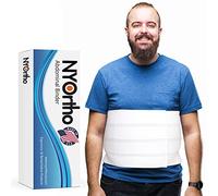 NYOrtho Faja Abdominal Bariátrica, Banda Elástica para Vientre de 12 Pulgadas de Ancho para Hombres y Mujeres de Talla Grande, Prenda de Compresión Estomacal Post-Cirugía para Cirugía de Hernia, Parto