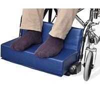 NYOrtho Reposapiés para silla de ruedas, almohadilla elevadora, protector de cojín para piernas, se asegura fácilmente con correa de liberación rápida 9548-1620-1 , Seat Widths 16" - 20", Plataforma de pie de 2,5 cm., 1