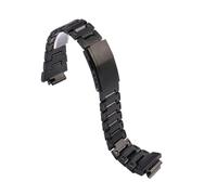 NYPTS Compatible con GW-M5610 DW5600 GA2100 GM5600 GM2100 GW-5000 G-5600 Correa de reloj Correa de acero Correa de reloj de acero inoxidable Adecuada for uso diario(Black Yellow,DW5600 series)