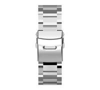 NYPTS Correa Compatible con Ticwatch Pro 5 Correa De Metal De Acero Inoxidable Compatible con Ticwatch Pro 3 Ultra GPS LTE/GTX/E3 Link Pulsera Accesorios De Correa De Reloj(Silver,For TicWatch Pro 5)