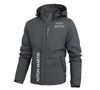 Nyrien Chaqueta ligera impermeable para hombres A.s.t.o.n M.a.r.ti.n, Chaqueta de abrigo delgada para hombres en otoño e invierno, Chaqueta resistente al desgaste de varios, hombre(Grey,3XL)