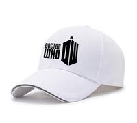 Nyrien Gorras para Hombre Doc.Tor Who, Gorra Trucker Clásica Ajustable Unisex, Gorra de Deportes al Aire Libre Transpirable, Gorras(White)