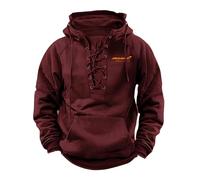 Nyrien Sudadera capucha hombre Para M.c läre-ñ, Mis.to algodón suave, Para escuela, universidad y uso diario, Street(Red,S)