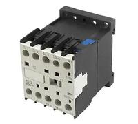 NYRXRYTCA CJX2-K0910 Contactor de CA tripolar 3P 1NO, Carril DIN de 35 mm, Bobina de 110 voltios, 9 A