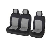 NYSAASDST Auto Stoelbeschermer Fundas Universales Asientos Coche Mayoría Los Asientos 2 O 3 Piezas Accesorios Interiores(Grey)