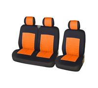 NYSAASDST Auto Stoelbeschermer Fundas Universales Asientos Coche Mayoría Los Asientos 2 O 3 Piezas Accesorios Interiores(Naranja)