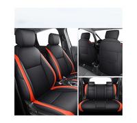 NYSAASDST Auto Stoelbeschermer para Dodge para RAM 1500 para Challenger para Journey para Nitro para Caliber Fundas Asiento Automóvil(Full Set-Black Red)