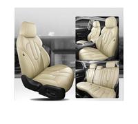 NYSAASDST Auto Stoelbeschermer para Jaguar para Xe para Xf para E-Pace para F-Pace Fundas Asiento Automóvil Impermeables Accesorios(Beige-Full Set)