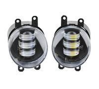 NYSAASDST Faro Antiniebla Trasero Led Impermeable Luces Diurnas LED Angel Eye DRL + Luces Antiniebla Con Lente De Corte Para Toyota Para Auris E150 2007-2010 HSD 2011-2012(Shape C)