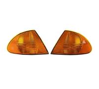 NYSAASDST Intermitentes Laterales LED Intermitente Señal Giro Izquierda Derecha Esquina Lateral Antiniebla Delantera Para E46 2 Puertas 1998-2001 63126904299 63126904300(Amber)
