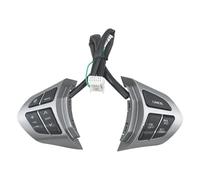 NYSAASDST Interruptor De Botón 4 (Color) Luz Trasera Roja para Suzuki para Grand para Vitara II 2007-2013 Interruptores De Botón Control Crucero del Volante(Plata)