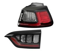 NYSAASDST Luces Traseras Luz Trasera LED Para Jeep Para Cherokee 2019 2020 2021 Lámpara De Freno De Señal De Coche Luz De Advertencia Parachoques Luz Trasera(Right-2PC)