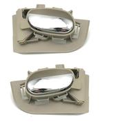 NYSAASDST Puerta Panel Manija Para Citroen Para C2 Manija De Puerta Interior Cierre De Manija Cierre De Manija Cubierta Interior Tirador(Beige 2 pieces)