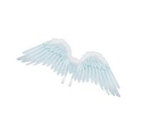 NYSBH - Ala de ángel para disfraz de Halloween, accesorio grande de alas de diablo de hadas para decoración de parte trasera