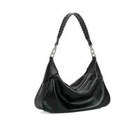 NYSBH - Bolsos de hombro de cuero de moda para mujer, bolsos cruzados de lujo para mujer, Black