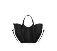 NYSBH Commuter - Bolsa de hombro para mujer, bolsa de hombro de gran capacidad con alas de nicho femenino, bolsa de mano, negro y blanco, Small