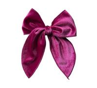 NYSBH - Lazos para el pelo de terciopelo verde oscuro, 12 x 13 cm, hechos a mano, lazo de terciopelo para niñas