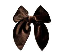 NYSBH - Lazos para el pelo de terciopelo verde oscuro, 12 x 13 cm, hechos a mano, lazo de terciopelo para niñas