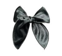 NYSBH - Lazos para el pelo de terciopelo verde oscuro, 12 x 13 cm, hechos a mano, lazo de terciopelo para niñas