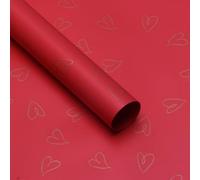 NYSDM - 20 hojas de 58 x 58 cm, papel de regalo de flores, impermeable, para boda, cumpleaños, ramo de embalaje, decoración del día de San Valentín