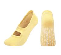 NYSDM - Calcetines de pilates para mujer, antideslizantes, transpirables, sin espalda, para yoga, tobillo desnudo, empeine desnudo, calcetines deportivos para ballet y gimnasio, A68, Talla única