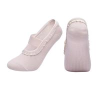 NYSDM - Calcetines de pilates para mujer, antideslizantes, transpirables, sin espalda, para yoga, tobillo desnudo, empeine desnudo, calcetines deportivos para ballet y gimnasio, A33, Talla única
